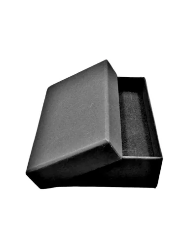 Ajándékdoboz, fekete, téglalap alakú (7,5x4,5x2,5 cm)