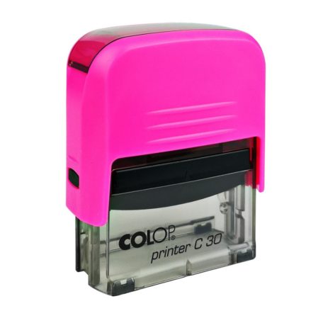 Bélyegzőtest Colop Printer C30 (47x18mm) 5 soros, pink, GravírKirály