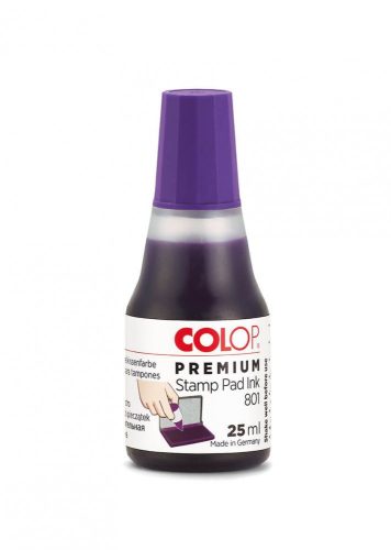 Bélyegzőfesték, 25 ml, Colop 801/25, lila