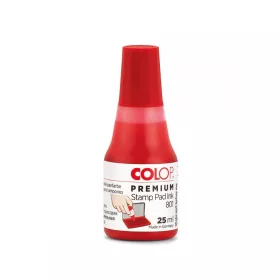 Bélyegzőfesték, 25 ml, Colop 801/25, piros