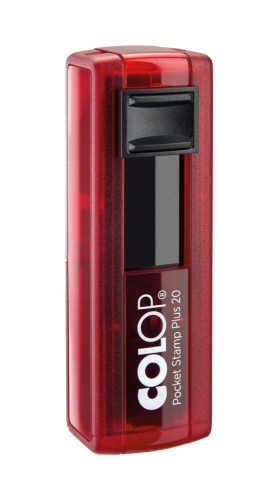 Bélyegzőtest, Colop Pocket Stamp Plus 20 (38x14 mm), 4 soros, bíbor