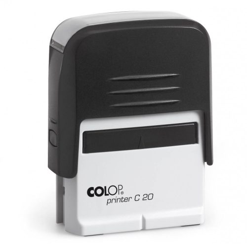 Bélyegzőtest Colop Printer C20 (38x14 mm) 4 soros, fekete, GravírKirály