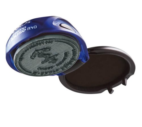 Bélyegzőtest, Colop Stamp Mouse R 40 (40 mm kör), indigó
