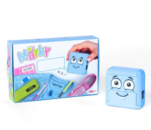 Bélyegzőtest, Colop Marky, textilbélyegző, kék