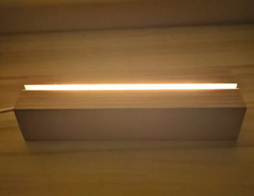 Fa világító led talp (150x45x30 mm)