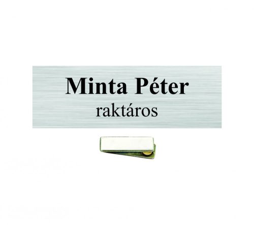 Mágneses Névtábla