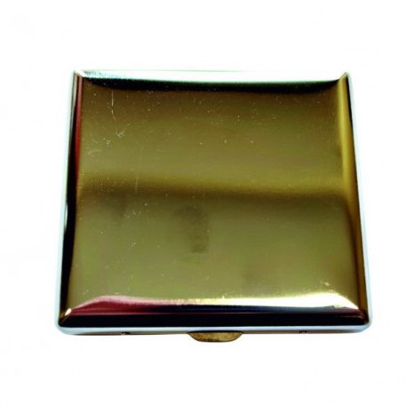 Gravírozott Fém cigaretta tárca négyzet alakú (95*80 mm)