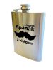 Gravírozott Fém flaska