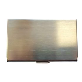 Gravírozott Fém névjegy tartó teljesen sima