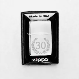 Gravírozott Fém Zippo benzines gyújtó fényes