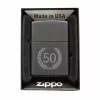 Gravírozott Fém Zippo benzines gyújtó fekete