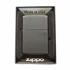 Gravírozott Fém Zippo benzines gyújtó fekete