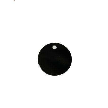 Gravírozott kör alakú kutyabiléta fekete/több színben/