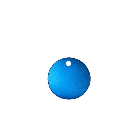Gravírozott kör alakú kutyabiléta kék