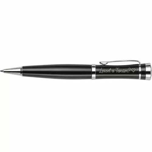 Gravírozott Toll Charles Dickens, fekete