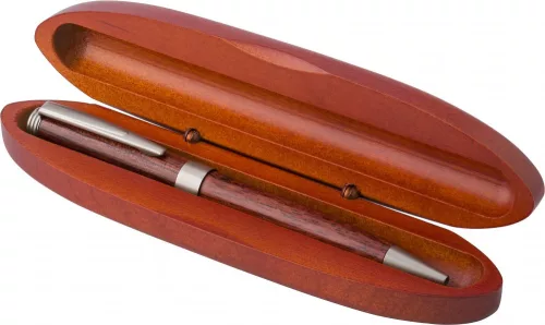 Gravírozott Toll rózsafa, fadobozban 1 db-os California