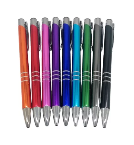 Gravírozott Festett fém toll kék 13339004