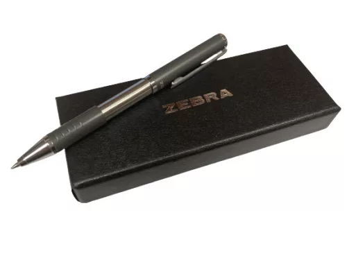 Gravírozott Toll Zebra széthúzható, dobozos szürke