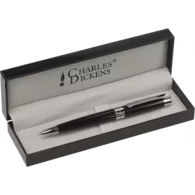 Gravírozott Toll Charles Dickens fekete elegáns