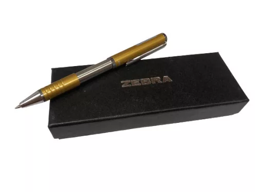 Gravírozott Toll Zebra széthúzható, dobozos arany