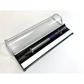   Gravírozott Toll Zebra, vékony, széthúzható, lila, dobozos