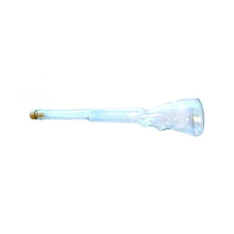Gravírozott Pálinkás üveg 0,5 l-es puska alakú