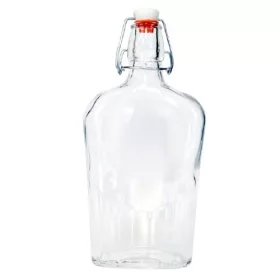 Gravírozott Pálinkás üveg 0,5 l-es csatos (Flaschetta)