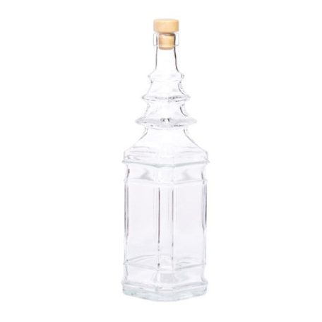 Gravírozott Pálinkás üveg 0,75 l-es díszes (Katalánó)