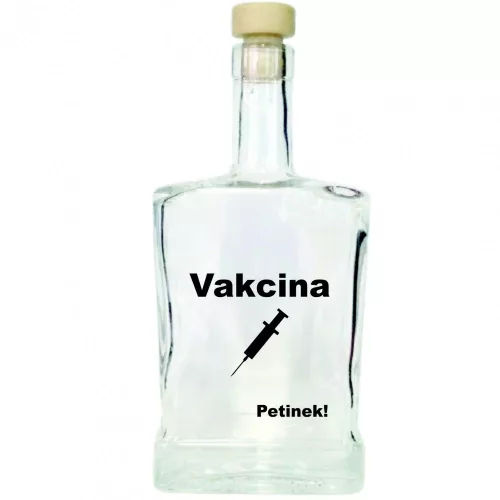 Gravírozott Pálinkás üveg 0,5 l-es íves vállú (King Piatta)