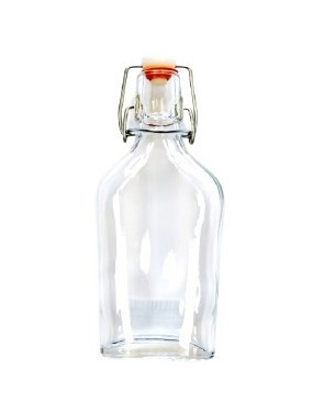 Gravírozott pálinkás üveg csatos (Flasche)  0,2l
