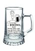 Gravírozott korsó 510 ml átlátszó sörös Bormioli Rocco