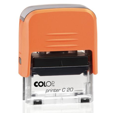 Bélyegzőtest Colop Printer C20 (38x14 mm) 4 soros, narancssárga