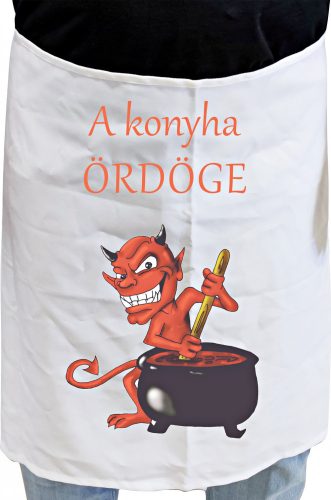 Nyomtatott Kötény derékra köthető