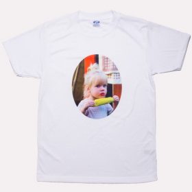 Nyomtatott Póló férfi, nyakas szublimált