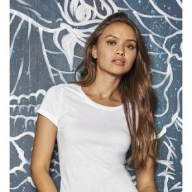 Nyomtatott Póló női, nyakas szublimált