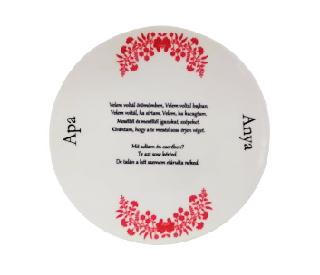Nyomtatott Tányér kicsi 19cm
