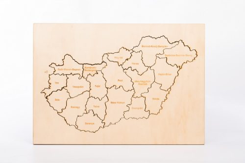 Gravírozott Magyarország puzzle