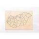 Gravírozott Magyarország puzzle