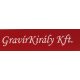 Gravírozott kétrétegű névtábla (0,8 mm piros-fehér)